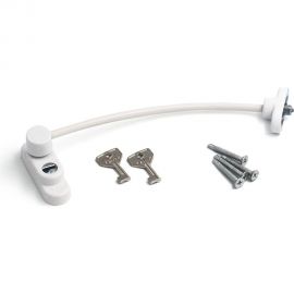 Оконный замок с тросом Penkid белый А912 