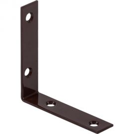 Уголок VORMANN 80х80х18х2 мм, оцинкованный, цвет: коричневый 00180 080 B 