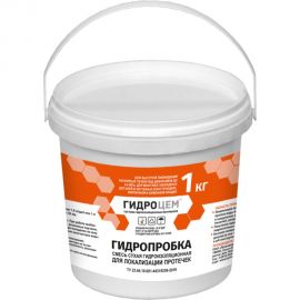Гидроизоляция Гидроцем Гидропробка 1 кг Г00082 