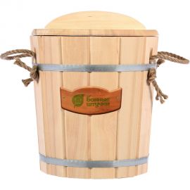 Ведро с пластиковой вставкой и крышкой Банные штучки 10 л /1 03710 