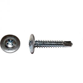 Саморез с прессшайбой КРЕП-КОМП сверло 4,2х16, 100 шт. пшс16мф 