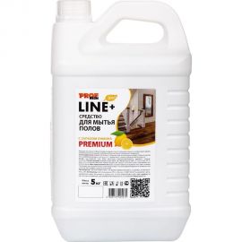 Средство для мытья пола (нейтральное) PROFREIN ЛИМОН, премиум, канистра ПНД, 5 кг 556 