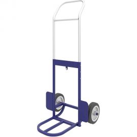 Грузовая тележка с дополнительной полкой и выдвижной ручкой RUSKLAD литые колеса d 160 мм КГ 70 П литые 160 