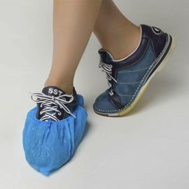 Медицинские бахилы ЧИСТОВЬЕ 100 штук, синие, 4.5 г, полиэтилен 631067 