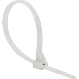 Нейлоновый хомут со стальным зубом EKF PROxima (б), 3x100, 100 шт. plc-fl-ctsbw-3x100 