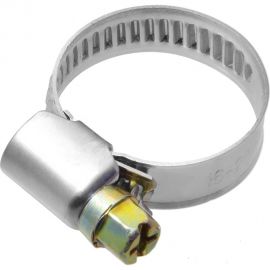 Обжимной хомут MasterProf червячный, нерж. сталь, 16-25 мм, 5 шт. ИС.140876 