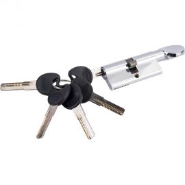 Цилиндр PALIDORE 70PС 35/35С ключ/завертка, хром блестящий 98760921 