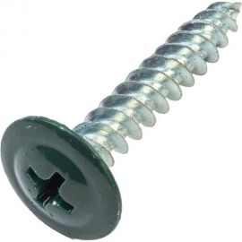 Саморез с прессшайбой крепежная техника зеленый мох 4,2x16 ral 6005, сверло, 50 шт. 10650 