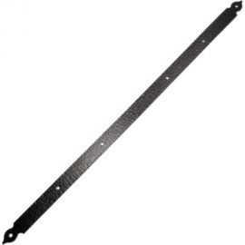 Пластина декоративная прямая Tech-Krep 600-25-2 мат черный - накл. 148351 