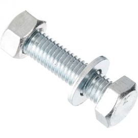 Болт с ш/г крепежная техника набор, полная резьба, din 933, 8x20, 8 шт. 17854 