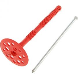 Дюбель для теплоизоляции Tech-Krep с металлическим гвоздём, 10x140 мм, 250 шт. 150052 