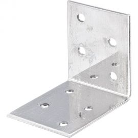 Крепежный уголок GAH ALBERTS нерж сталь, 50x50x40х2, 335205 