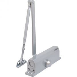 Дверной доводчик БУЛАТ ULTIMATE ДД-180 A-S 110-180 кг, серебро, морозостойкий 14930 