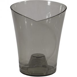 Кашпо bmc Орхидея КШ 6444 14х17.5 см, 1.5 л, дымчатое 064919 