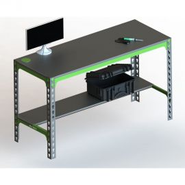 Металлический стол Metalex 750x1500x500 мм SMM751550 