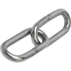 Нержавеющая цепь KREPFIELD 4x32 мм, DIN 763, А2, сварная, длиннозвенная, 9 м 763А2ЦЕПЬ4ММ-9 