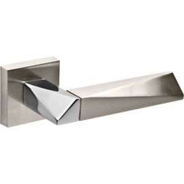 Раздельная ручка Fuaro DIAMOND DM SN/CP-3 матовый никель/хром 33101 