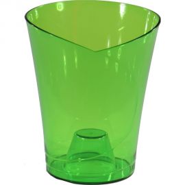 Кашпо bmc Орхидея КШ 6443 14х17.5 см, 1.5 л, зелёное 057613 