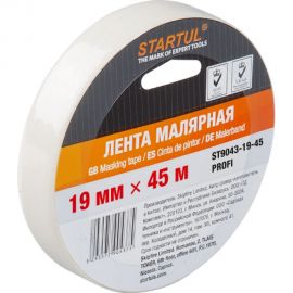 Малярная лента STARTUL 19 мм 45 м Profi ST9043-19-45 