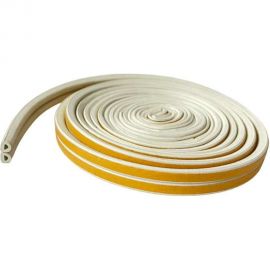 Самоклеящийся уплотнитель СХТ D-профиль, белый, 10 м СХ0054 