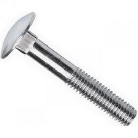 Мебельный болт Rizzel DIN 603, M8x80 цинк, 15 кг 330282 