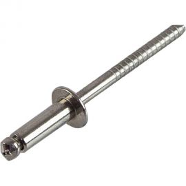 Вытяжная нержавеющая заклепка со стандартным бортиком KREPFIELD 3,2x10 мм, ART 9052, А2, 50 шт. 9052ЗАКЛЕПКА3,2Х10А2-50 