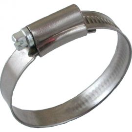 Червячный хомут CNIC 80-100/12.7 мм, W4 нержавеющая сталь, усиленный BS5315 67-2D80100 52574 