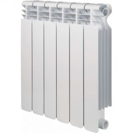 Биметаллический радиатор Radena высота 500 мм, глубина 100 мм, 8 секций 009010408 