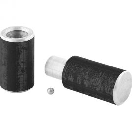 Гаражная петля СИБРТЕХ с шаром d 25*140мм 4 шт 920073 