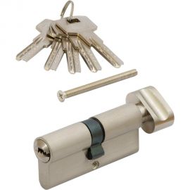 Цилиндровый механизм VETTORE ZN M100 ZC NI 50Tx50, 5 ключей, никель 20101 