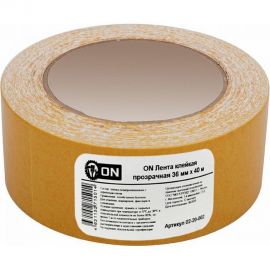 Клейкая прозрачная лента ON 36 мм х 40 м 02-20-002 
