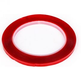 Прозрачная, двусторонняя, акриловая клейкая лента TORSO 6 мм х 5 м 1293506 