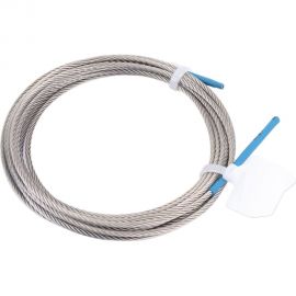 Нержавеющий трос KREPFIELD 1,5 мм, сталь А4, плетение 7x19, мягкий, 3 м 8382А4ТРОС1,5ММ-3 