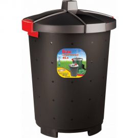 Хозяйственный бак Бытпласт 45 л, черный 431253613 