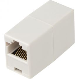 Проходной адаптер ЭРА тип RJ45-RJ45, категория 5е, неэкранированный, упаковка 1 шт. Б0056899 