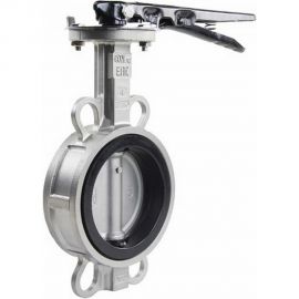 Дисковый затвор DN.ru 316L-316L-EPDM Ду65 Ру16, нержавеющая сталь, EPDM, с ручкой D050-01400 