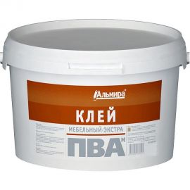 Клей ПВА Альмира мебельный- экстра Альмира 1 кг 00-00000387 
