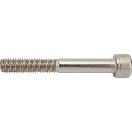 Нержавеющий винт с цилиндрической головкой KREPFIELD M8x60 мм, DIN 912, А2, внутренний шестигранник, неполная резьба, 8 шт. 912A2ВИНТПР8Х60-8 
