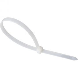 Нейлоновая стяжка (хомут) OXCRAFT 2,5х150 мм, белая, 100 шт. УТ-00008164 