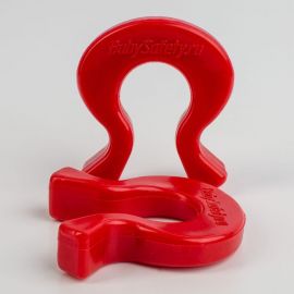 Подкова: блокиратор дверей, стоппер для двери, ограничитель для двери/окна Baby Safety силиконовый 2шт. красные 4670006470532 