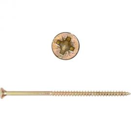 Саморез КРЕП-КОМП желтый цинк, POZY, 4,5x80, 20 шт. жд4580мф 