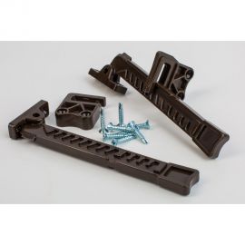 Ограничитель 100% Baby Safety замок на окно от детей, 2 шт., венге 4670006470860 