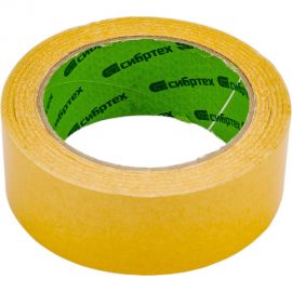 Двусторонняя клейкая лента СИБРТЕХ 38x25, на полипропиленовой основе 88807 