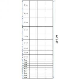 Сетка шарнирная оцинкованная VOLOKA 180/19/15 Ф1,6/2,0 рулон1,8x50 м СШ-180/19-1.8Ц/50 