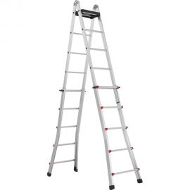 Телескопическая лестница-стремянка Svelt Scalissima 10+10R ступеней SSCAL010R 