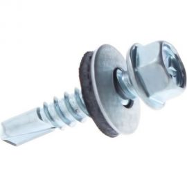 Саморез Мир крепежа 5,5x50 кровельный по металлу цинк (100 шт) Т0000007660 