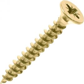 Саморез Мир крепежа DIN 7962 5,0x20 Pozi желтый цинк (1500 шт) Т0000004180 