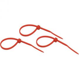 Кабельный хомут duwi нейлон, 300x4,8 мм, красный, 25 шт. 30244 5 
