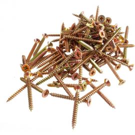 Шуруп VIPкрепеж жёлтый цинк 120 шт 41406 VIPS 