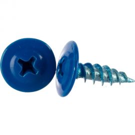 Прессшайба Качественный КРЕПЕЖ 4.2х13 мм, синяя RAL 5005, острая, 300 шт 0200251 КЧ 